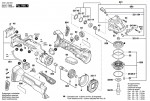 Bosch 3 601 JG3 E01 Gws 18V-10 Pc Cordless Angle Grinder 18 V / Eu Spare Parts